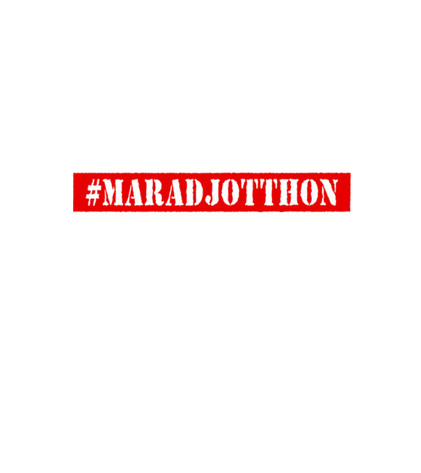 maradjotthon minta fekete pólón