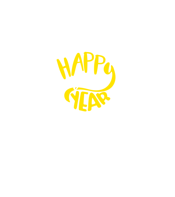 Happy new 2019 minta fekete pólón