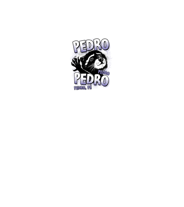 Pedro Pedro minta fekete pólón