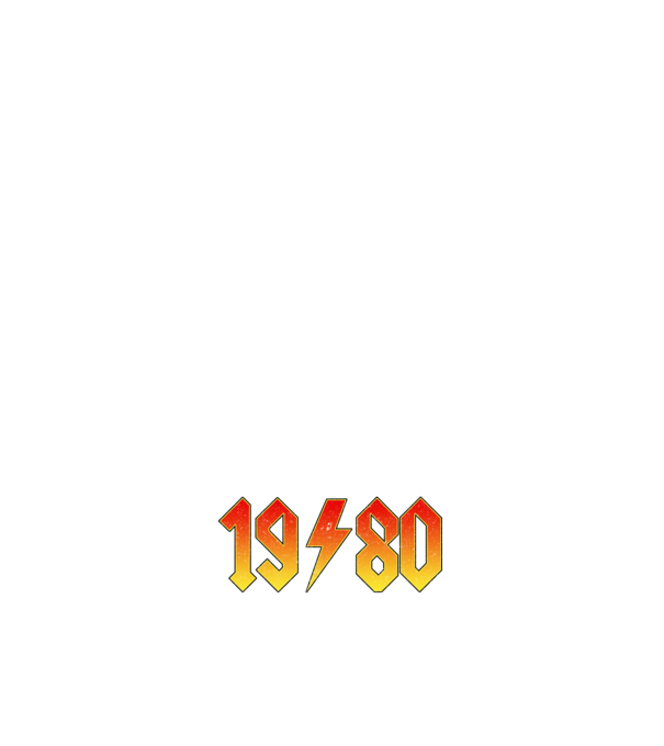 Rock születésnap 1980 MÁJUS minta sötétkék pólón