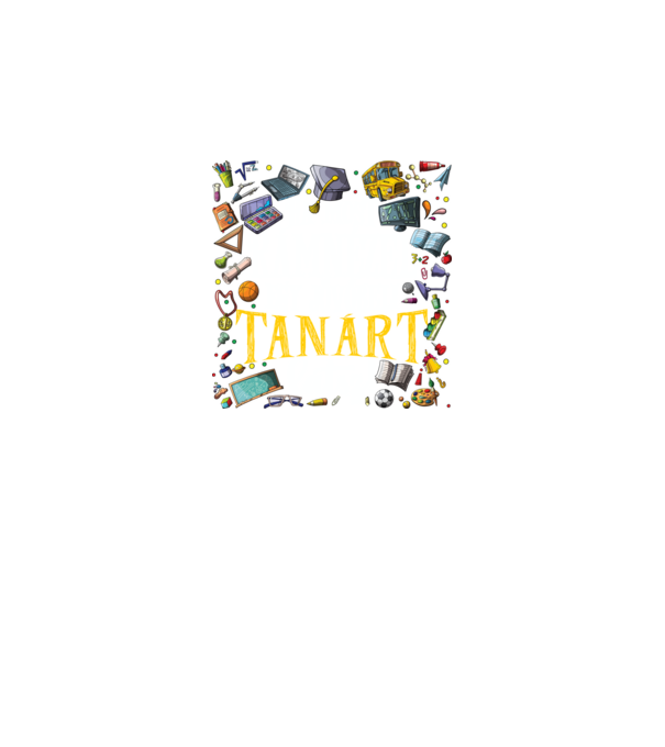 Jövőbeli tanár minta fekete pólón