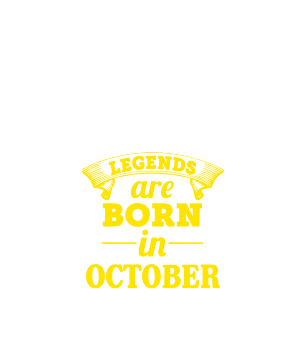 Legends are born in - October minta királykék pólón