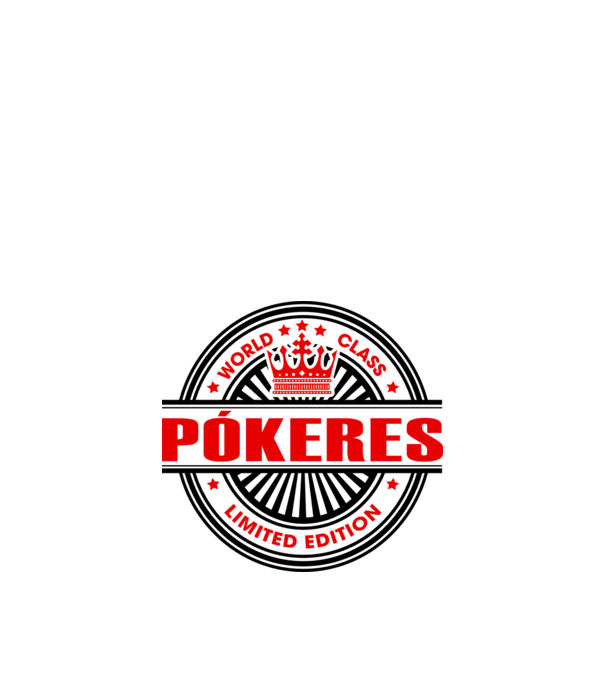 World class magyar PÓKERES minta fehér pólón