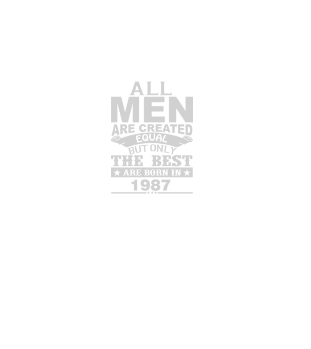 All men are created - 1987 minta fekete pólón