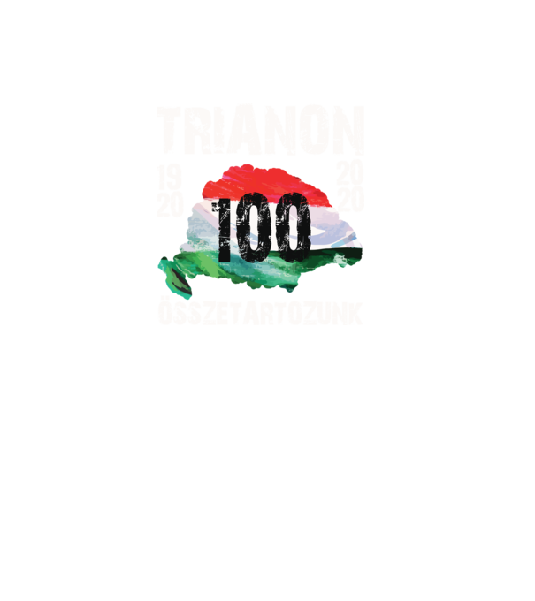 TRIANON 100 minta fekete pólón