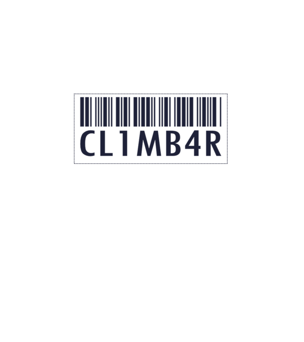 climber minta szürke pólón