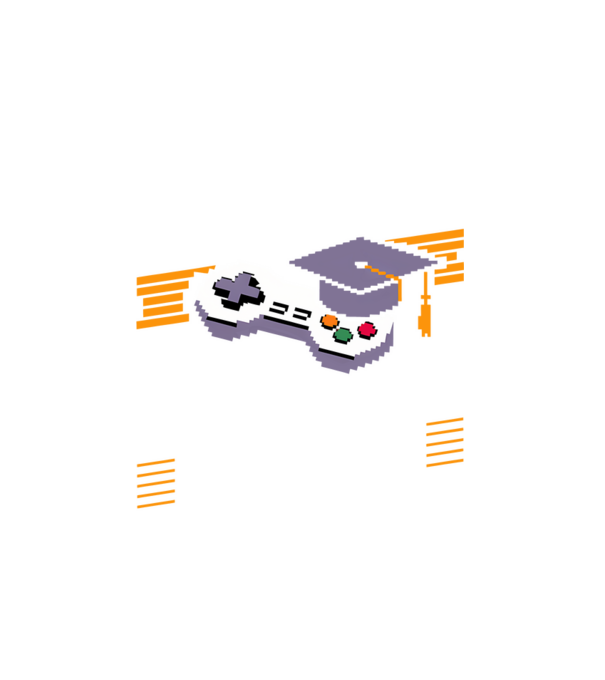 Megállítottam a játékot ballagás - fekete alap minta fekete pólón