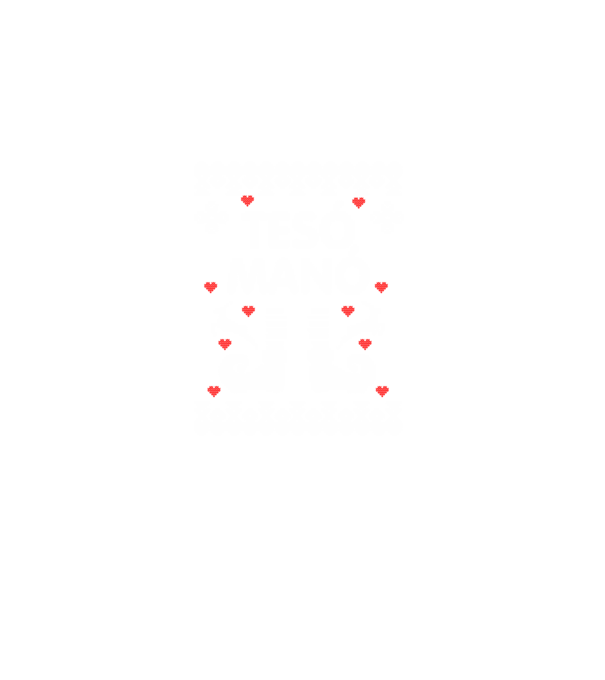 Tesó Manó ugly sweater minta fekete pólón