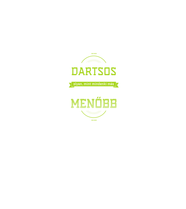 Menő sportoló DARTSOS minta farmerkék pólón