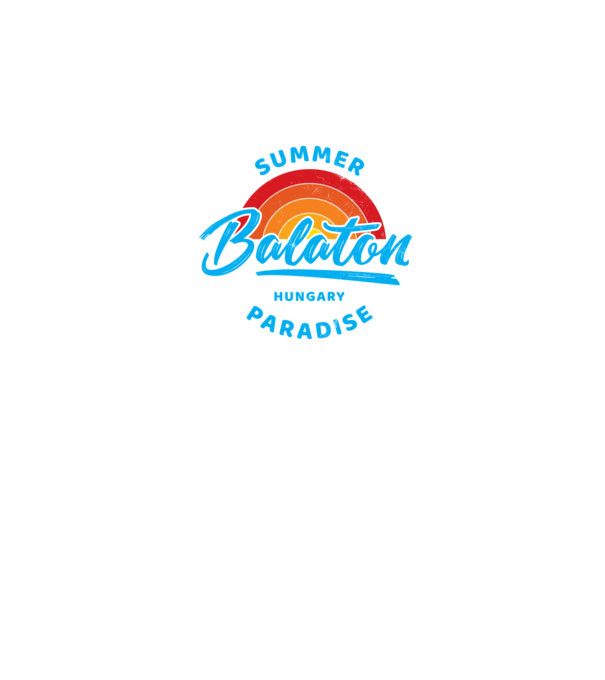 Balaton Summer paradise minta sötétkék pólón