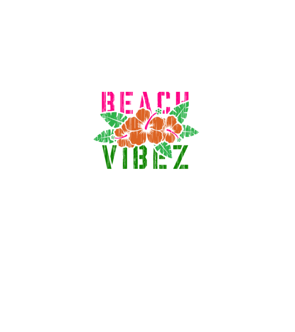 Beach Vibez minta sötétkék pólón