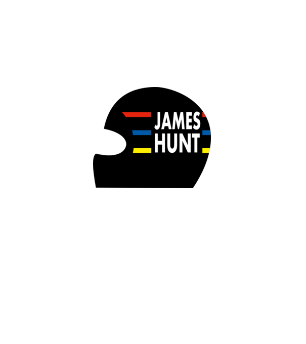 James Hunt minta fehér pólón