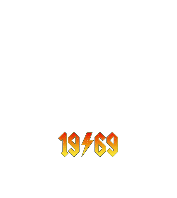 Rock születésnap 1969 Május minta fehér pólón