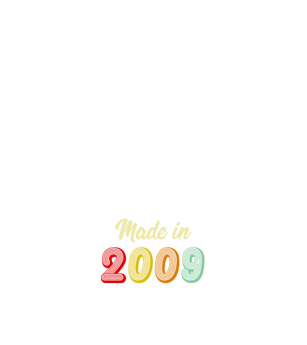 made in 2009 retro minta sötétkék pólón
