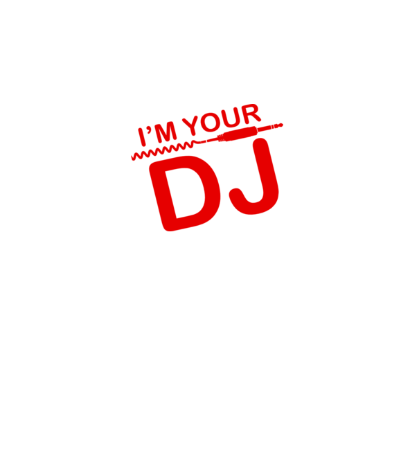 Im your DJ minta fekete pólón