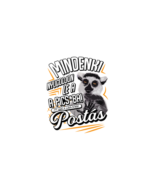 Itt van a legjobb Postás minta fekete pólón