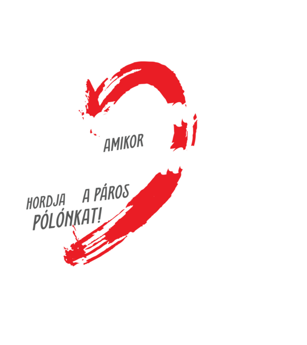 Imádom a pasim minta fekete pólón