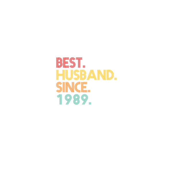 best husband since 1989 retro minta fekete pólón