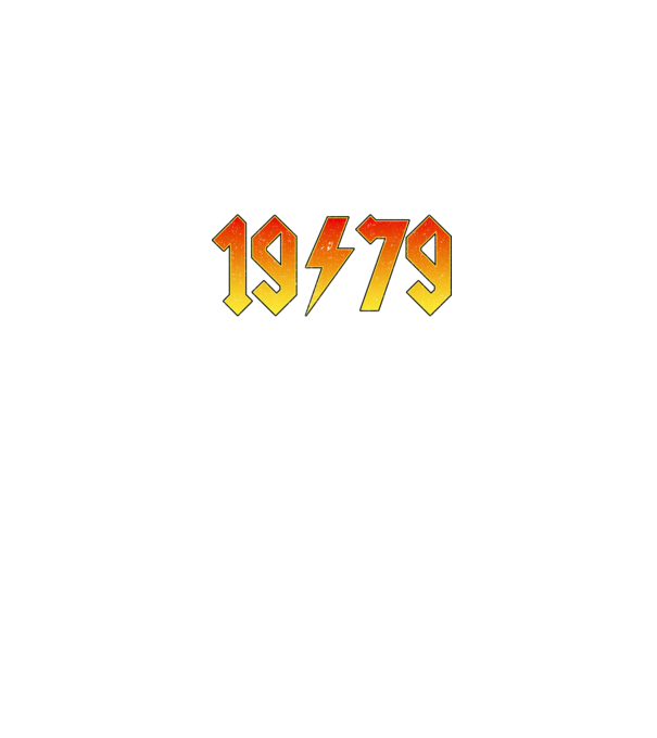 Rock születésnap 1979 Január minta sötétkék pólón