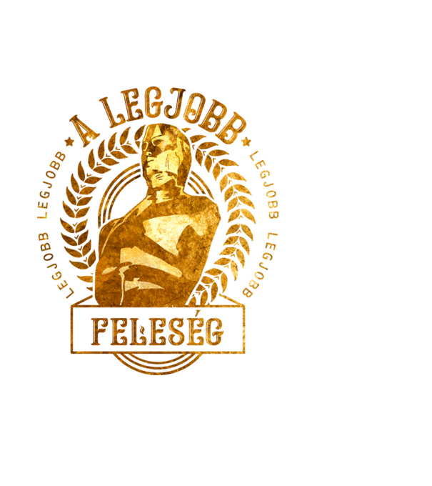 A legjobb Oscar díj FELESÉG minta fekete pólón