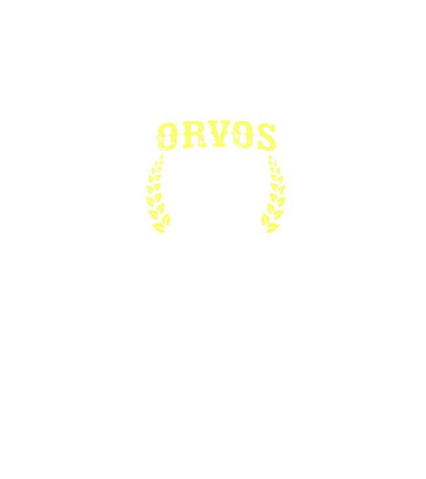 Az egyetlen dolog ami jobb...ORVOS minta szürke/fekete pólón