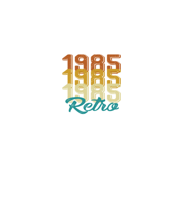 RETRO - 1985 minta fekete pólón