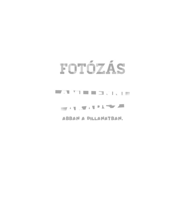 Az lehetsz ami lenni akarsz szöveges inprog FÉNYKÉPÉSZ minta fekete pólón