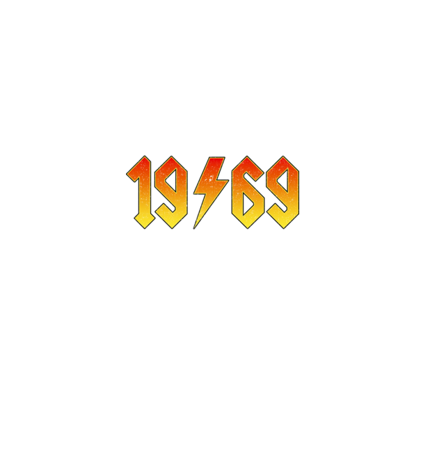 Rock születésnap 1969 Március minta farmerkék pólón