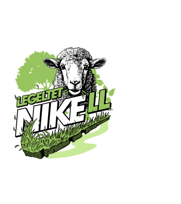 Legeltetnikell minta fehér pólón