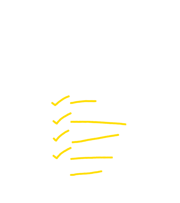 Oktatás checklist Egyetem - fekete alap minta fehér pólón