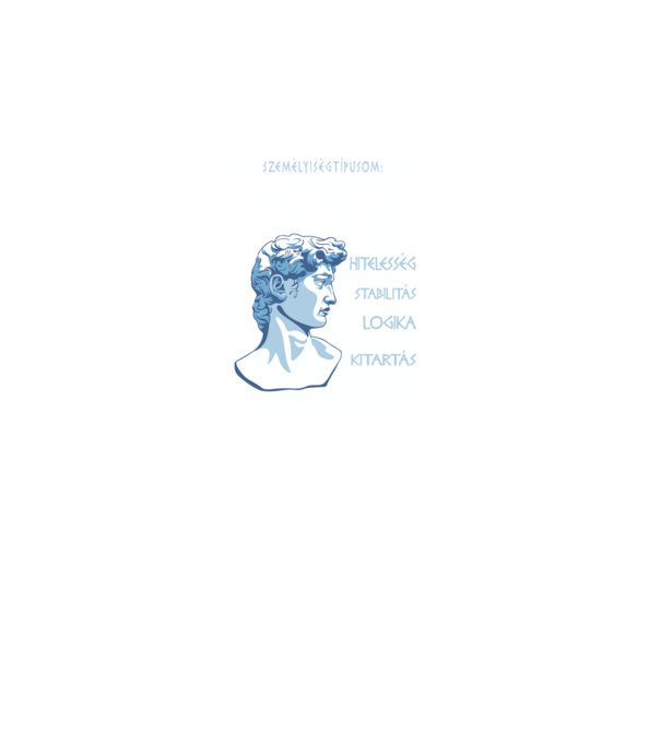 16 Személyiségtipus GREEK STYLE ISTJ A LOGISZTIKUS minta fekete pólón
