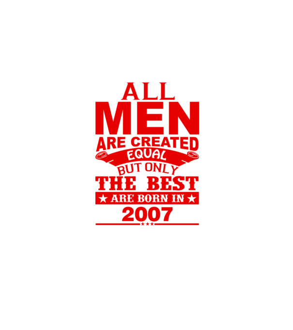 All men are created - 2007 minta homokszín pólón