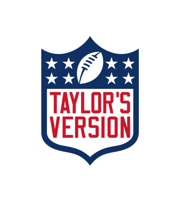 Taylor Swift football logo minta fehér pólón
