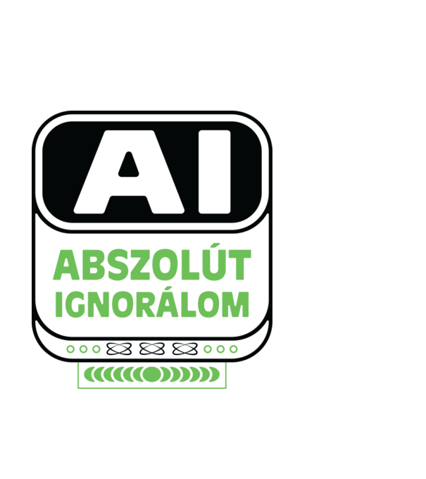 Abszolút ignorálom AI minta fehér pólón