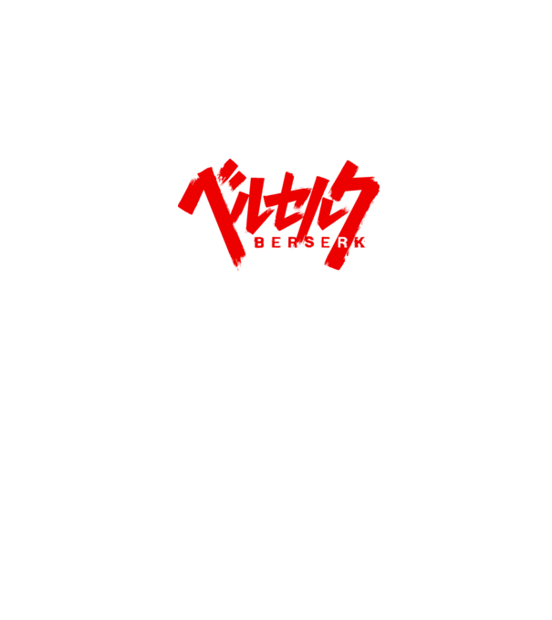 Berserk Feliratos logo minta fekete pólón