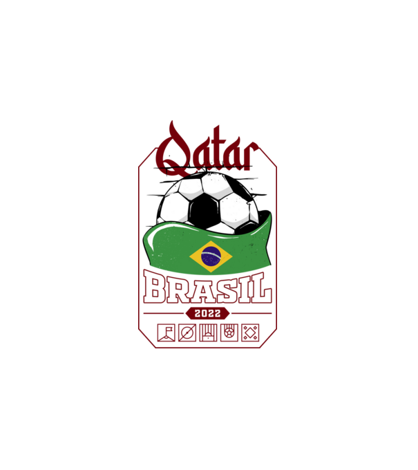 Quatar team brasil minta fehér pólón