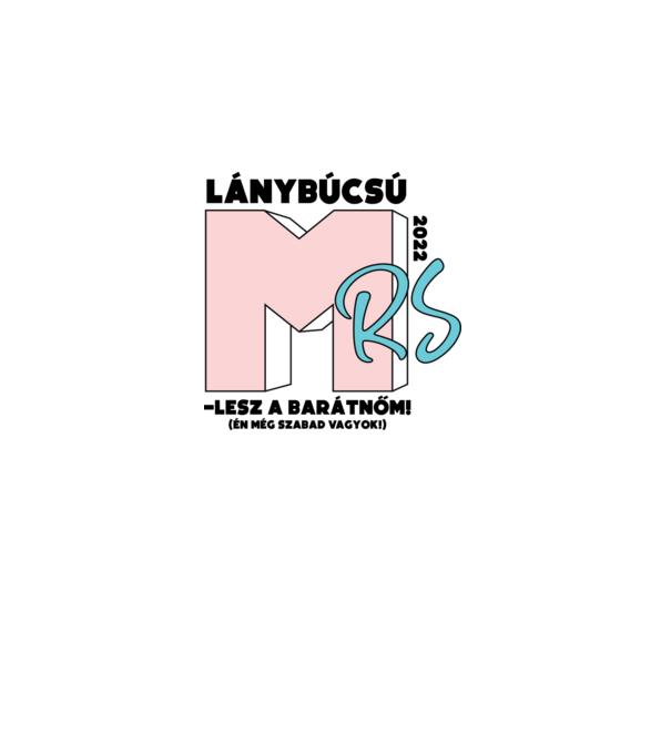 MTV lánybúcsú barátnő retro minta fehér pólón