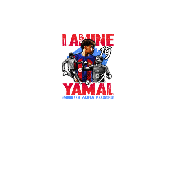 Yamal tribute minta fekete pólón