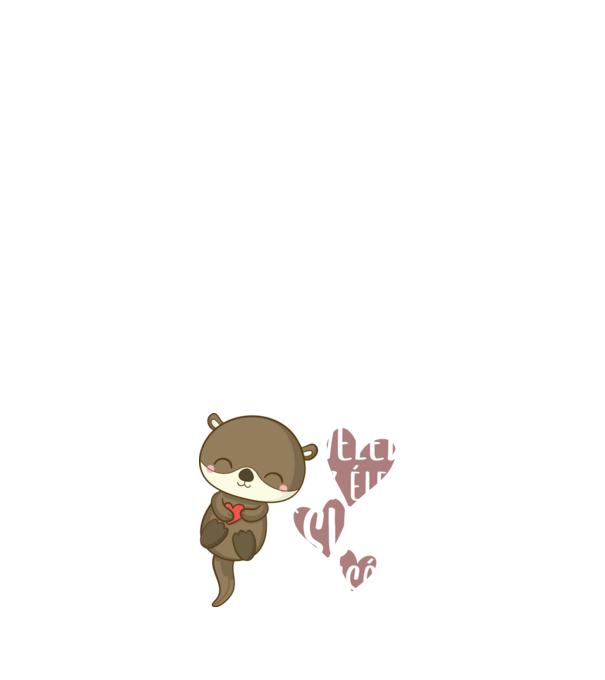 Vidrák_lány vidra fehér szöveg minta sötétkék pólón