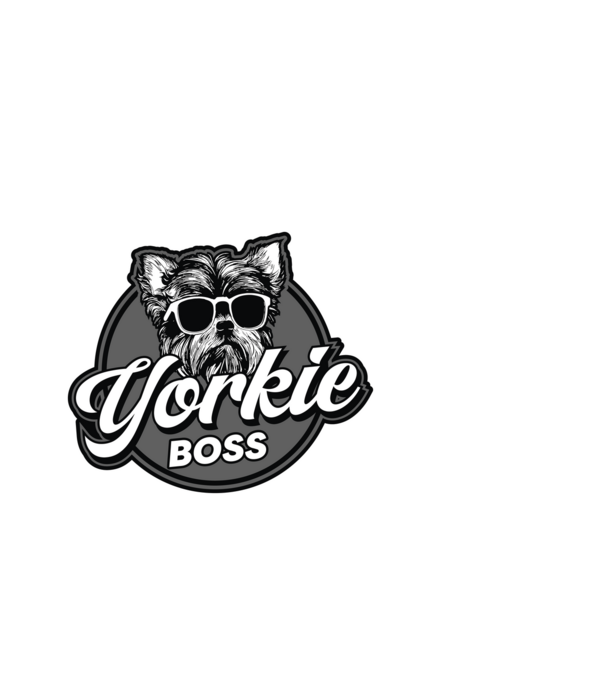 YORKIE boss minta fekete pólón