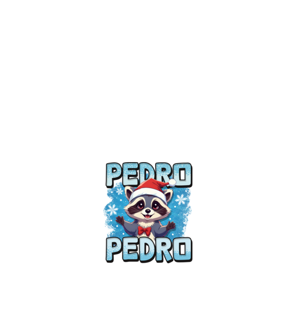 pedro pedro retro xmas minta fehér pólón