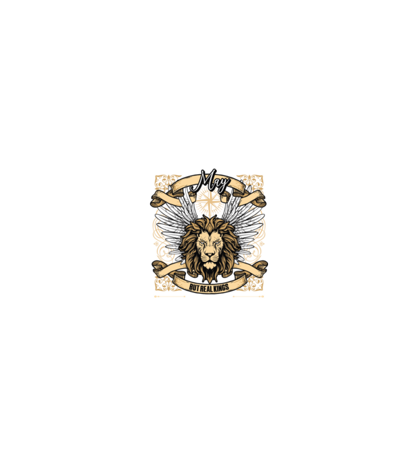 KINGS ARE BORN 1965 - MÁJUS minta homokszín pólón