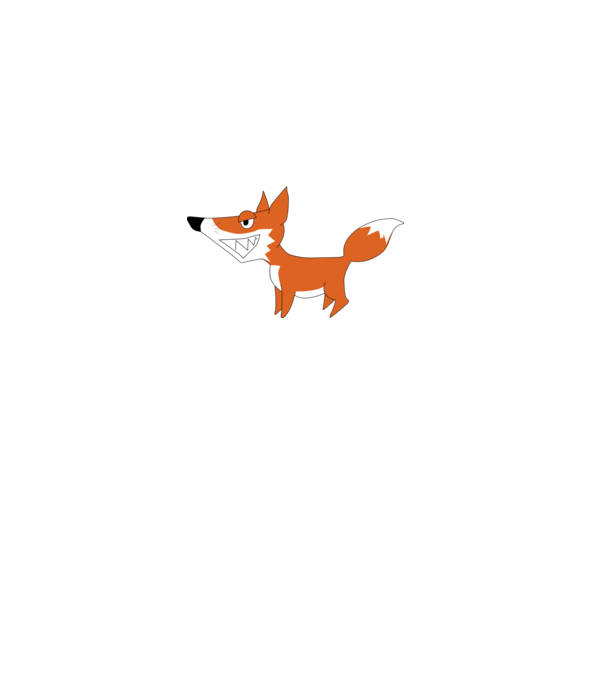 fox minta szürke pólón