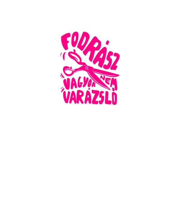Groovy fodrász minta sötétszürke pólón