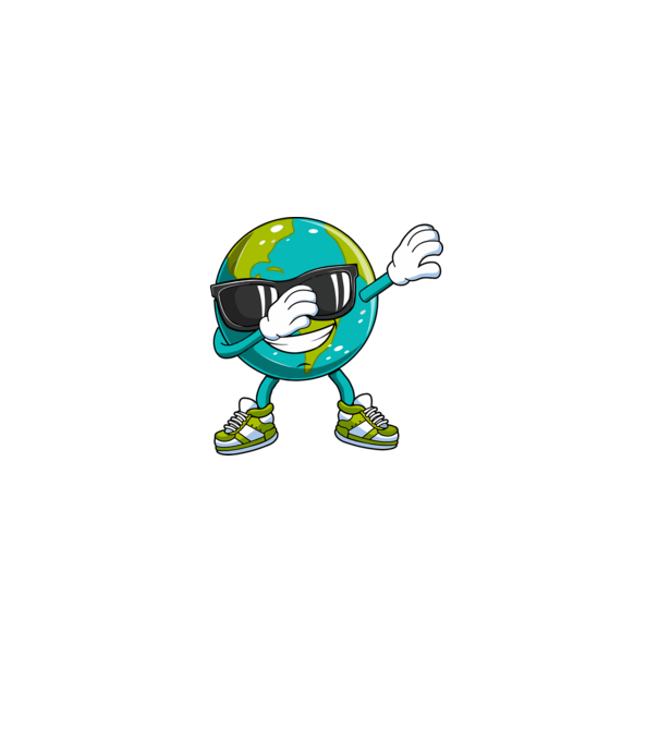 Föld DAB Föld napja minta fehér pólón