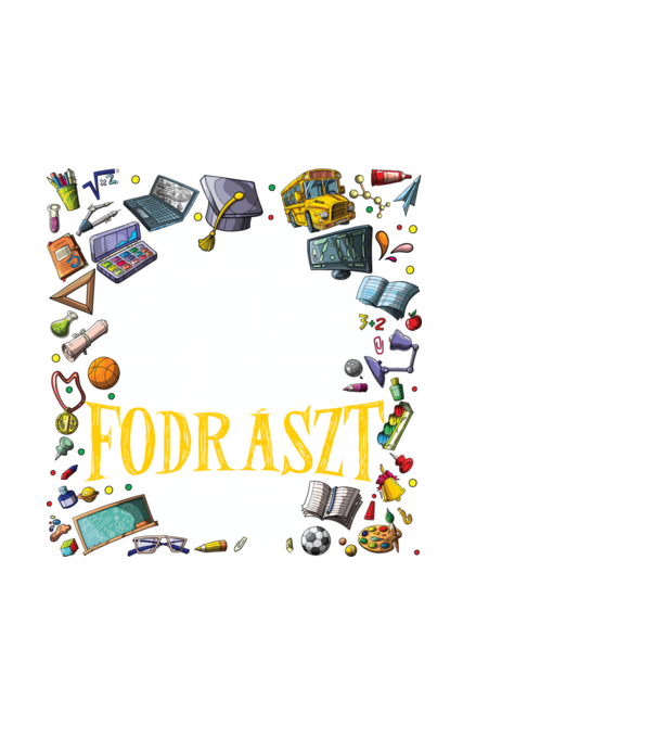 Jövőbeli fodrász minta fekete pólón