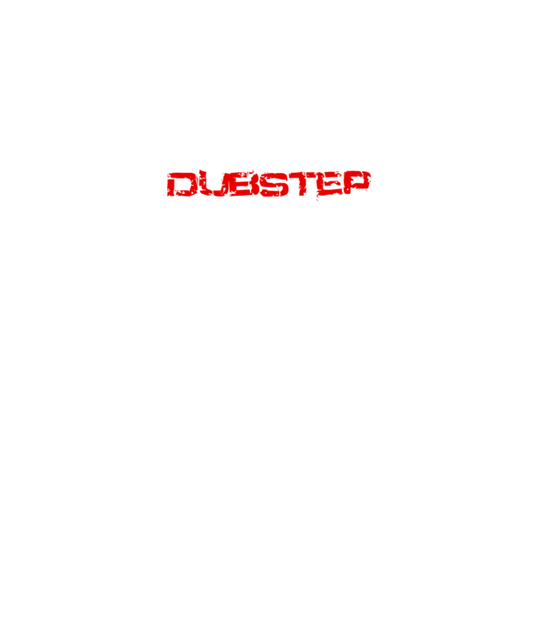 Dubstep minta fehér pólón