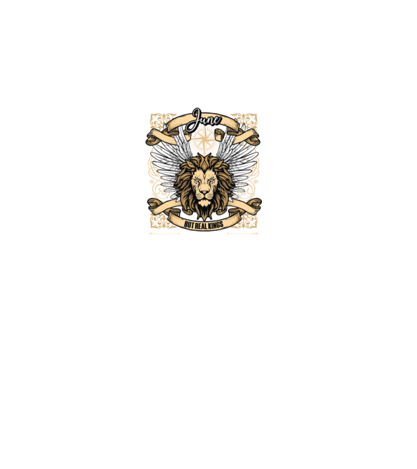 KINGS ARE BORN 1985 - JÚNIUS minta fekete pólón