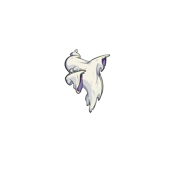 Dab ghost minta farmerkék pólón