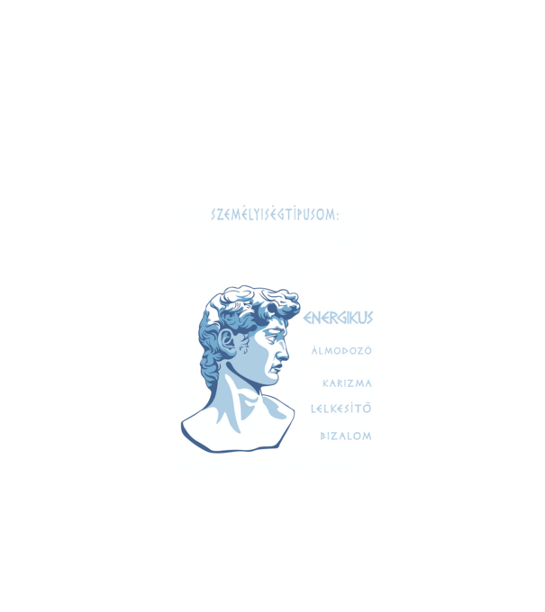 16 Személyiségtipus GREEK STYLE ENFJ A MENTOR minta fekete pólón